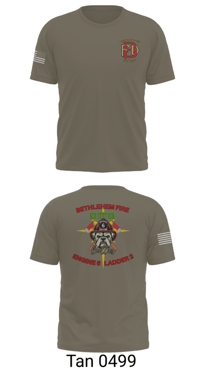 Bethlehem Fire Department E6/L2 76830300 Short Sleeve Performance Shirt - 76