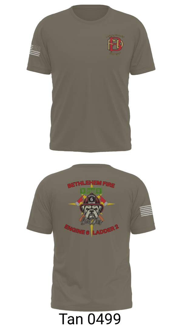 Short Sleeve Performance Shirt, Bethlehem Fire Department E6/L2, , Teamtime, Team time, sublimation, custom sports apparel, team uniforms, spirit wear, spiritwear, sports uniforms, custom shirts, team store, custom team store, fundraiser sports, apparel fundraiser
