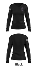 Iron Horses 72437036 Women's Long Sleeve V-neck Shirt - 35