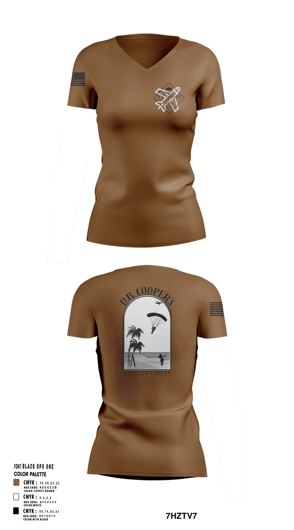 Womens Short Sleeve Vneck Shirt, D.B. Coopers, , Teamtime, Team time, sublimation, custom sports apparel, team uniforms, spirit wear, spiritwear, sports uniforms, custom shirts, team store, custom team store, fundraiser sports, apparel fundraiser