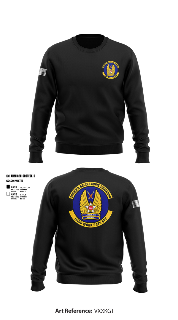 Crew Neck Sweatshirt, Spencer Brian LaBrie Squadron, , Teamtime, Team time, sublimation, custom sports apparel, team uniforms, spirit wear, spiritwear, sports uniforms, custom shirts, team store, custom team store, fundraiser sports, apparel fundraiser