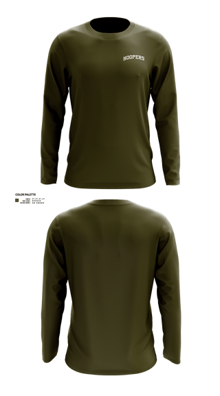 Long Sleeve Shooting Shirt, Hoopers, Men's Basketball, Teamtime, Team time, sublimation, custom sports apparel, team uniforms, spirit wear, spiritwear, sports uniforms, custom shirts, team store, custom team store, fundraiser sports, apparel fundraiser