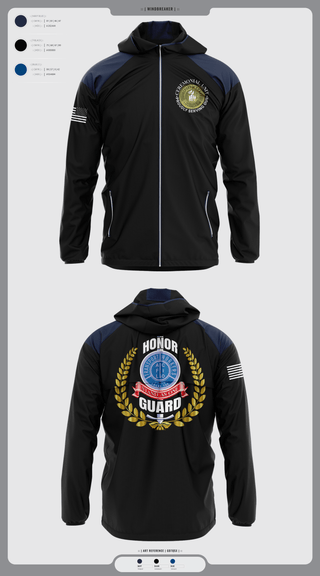 Windbreaker, Twu Local 100 Ceremonial Unit & Honor Guard, , Teamtime, Team time, sublimation, custom sports apparel, team uniforms, spirit wear, spiritwear, sports uniforms, custom shirts, team store, custom team store, fundraiser sports, apparel fundraiser