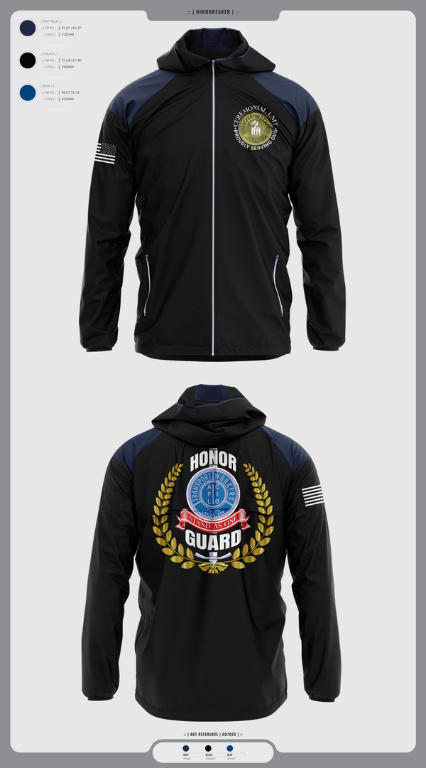 Windbreaker, Twu Local 100 Ceremonial Unit & Honor Guard, , Teamtime, Team time, sublimation, custom sports apparel, team uniforms, spirit wear, spiritwear, sports uniforms, custom shirts, team store, custom team store, fundraiser sports, apparel fundraiser