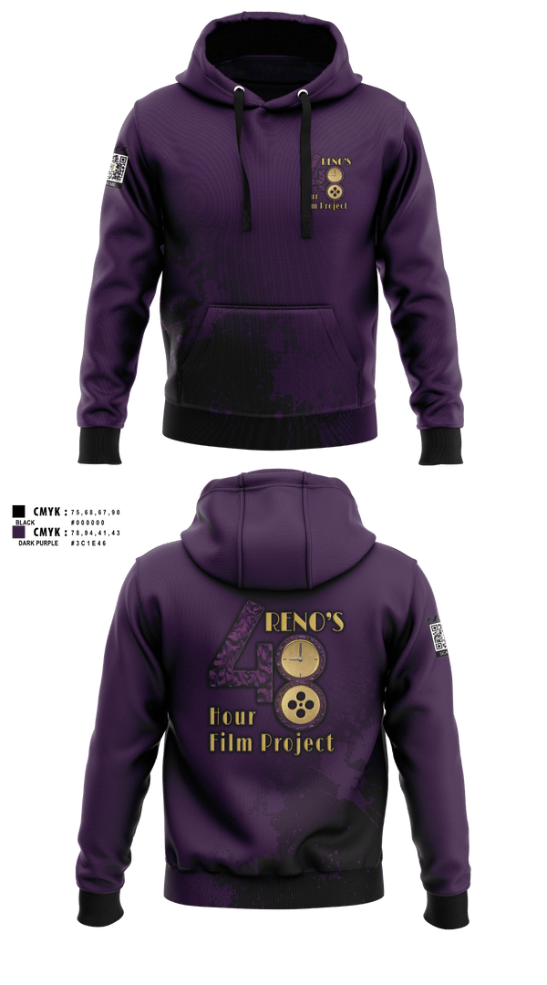 Hoodie, 48 Hour Film Project, , Teamtime, Team time, sublimation, custom sports apparel, team uniforms, spirit wear, spiritwear, sports uniforms, custom shirts, team store, custom team store, fundraiser sports, apparel fundraiser