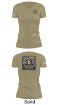 Hollywood Division 53010755 Women's Short Sleeve V-neck Shirt - 84