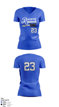 Irvington Preparatory Academy Softball 81081821 Women's Short Sleeve V-neck Shirt - 3
