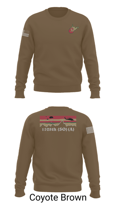 1528th FSC (SO) (A) 11146536 Crew Neck Sweatshirt - 5