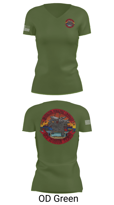 Distribution Management Instructional Company 92076770 Women's Short Sleeve V-neck Shirt - 48