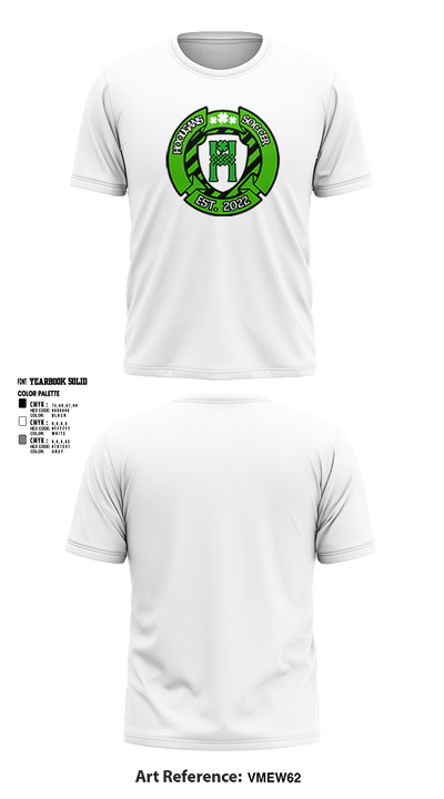 White Settlement Youth Association Soccer 16472718 Short Sleeve Performance Shirt - 3