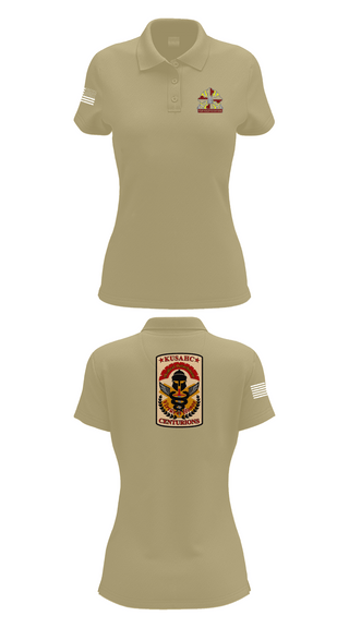 Womens Short Sleeve Performance Polo, Kirk U.S. Army Health Clinic, , Teamtime, Team time, sublimation, custom sports apparel, team uniforms, spirit wear, spiritwear, sports uniforms, custom shirts, team store, custom team store, fundraiser sports, apparel fundraiser