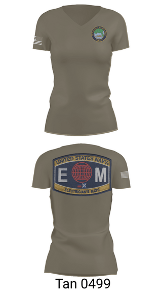 Womens Short Sleeve Vneck Shirt, Outside Electrical, , Teamtime, Team time, sublimation, custom sports apparel, team uniforms, spirit wear, spiritwear, sports uniforms, custom shirts, team store, custom team store, fundraiser sports, apparel fundraiser