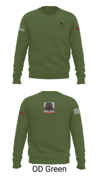 Crew Neck Sweatshirt, 1106th TASMG, , Teamtime, Team time, sublimation, custom sports apparel, team uniforms, spirit wear, spiritwear, sports uniforms, custom shirts, team store, custom team store, fundraiser sports, apparel fundraiser