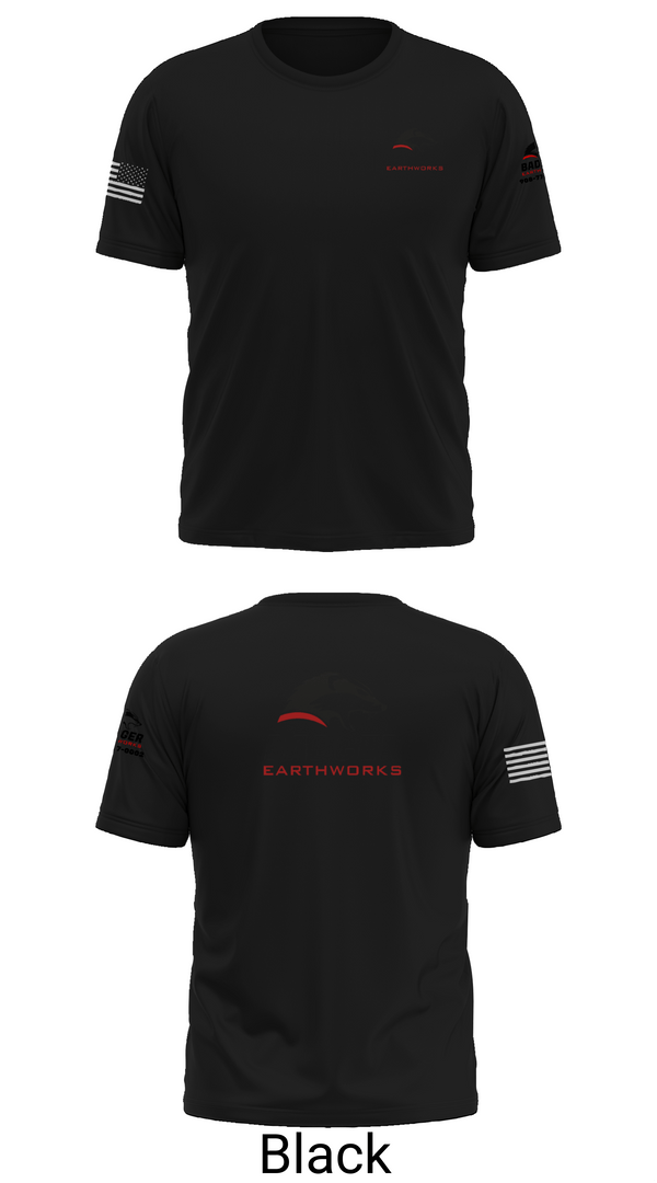 Short Sleeve Performance Shirt, Badger Earthworks, , Teamtime, Team time, sublimation, custom sports apparel, team uniforms, spirit wear, spiritwear, sports uniforms, custom shirts, team store, custom team store, fundraiser sports, apparel fundraiser