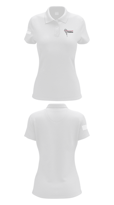 Hauser High School Tennis 30173283 Women's Short Sleeve Performance Polo  - 17