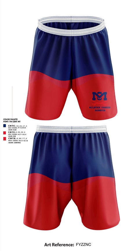 Athletic Shorts With Pockets, McClintock Chargers Badminton, Spirit Store, Teamtime, Team time, sublimation, custom sports apparel, team uniforms, spirit wear, spiritwear, sports uniforms, custom shirts, team store, custom team store, fundraiser sports, apparel fundraiser