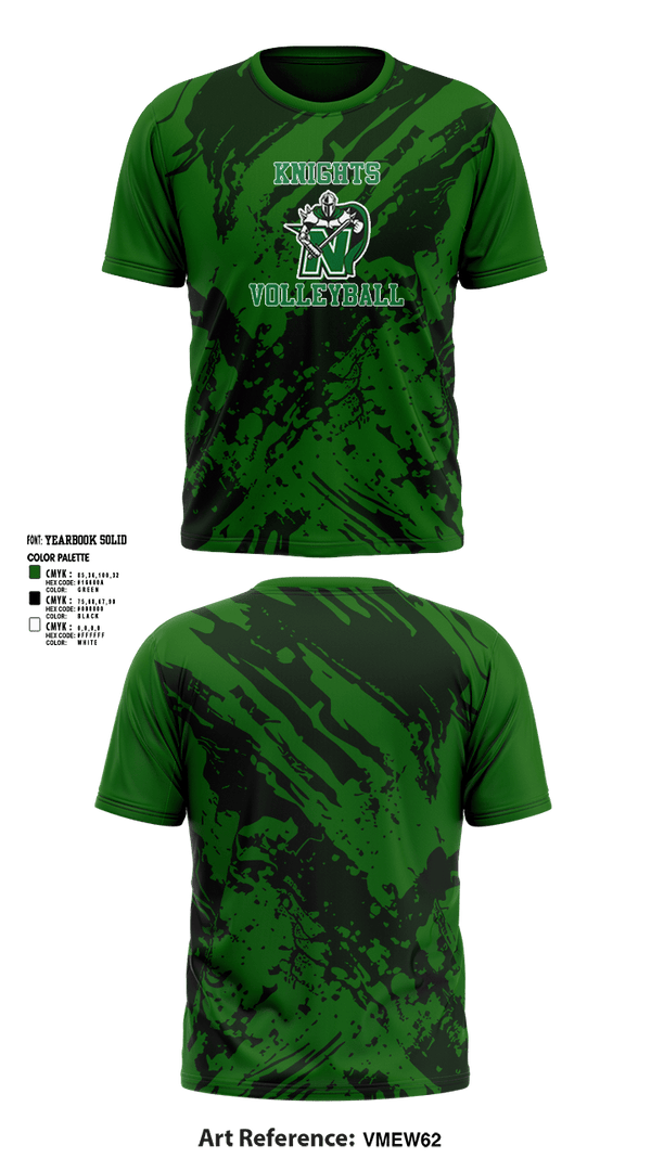 Short Sleeve Performance Shirt, Nordonia Knights Volleyball, Men's Volleyball, Teamtime, Team time, sublimation, custom sports apparel, team uniforms, spirit wear, spiritwear, sports uniforms, custom shirts, team store, custom team store, fundraiser sports, apparel fundraiser
