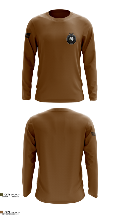 C CO 2-13th AVN REGT 33503079 Long Sleeve Performance Shirt 1