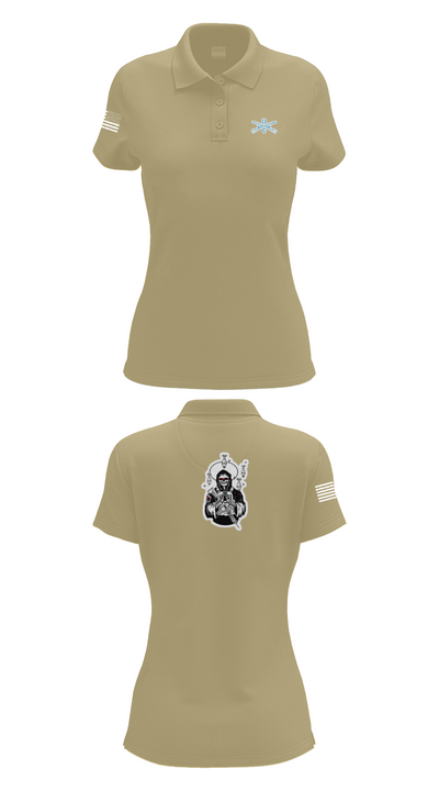 HHC Mortars 63835758 Women's Short Sleeve Performance Polo  - 95