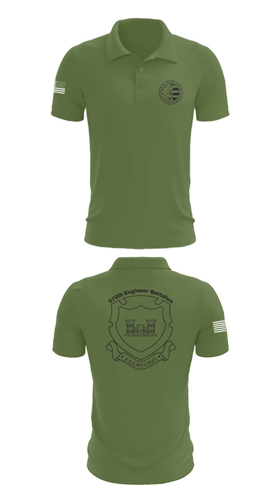 132d MRBC, 579th EN BN, 49th MP DIV 50518216 Short Sleeve Performance Polo - 45
