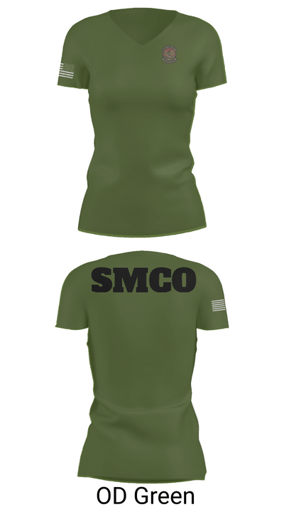 SMCO 97936482 Women's Short Sleeve V-neck Shirt - 48