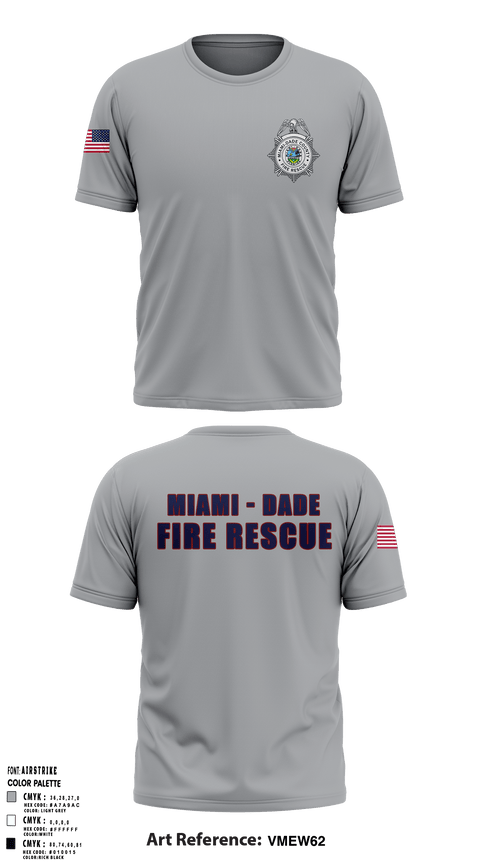 Short Sleeve Performance Shirt, Miami Dade Fire Rescue, , Teamtime, Team time, sublimation, custom sports apparel, team uniforms, spirit wear, spiritwear, sports uniforms, custom shirts, team store, custom team store, fundraiser sports, apparel fundraiser