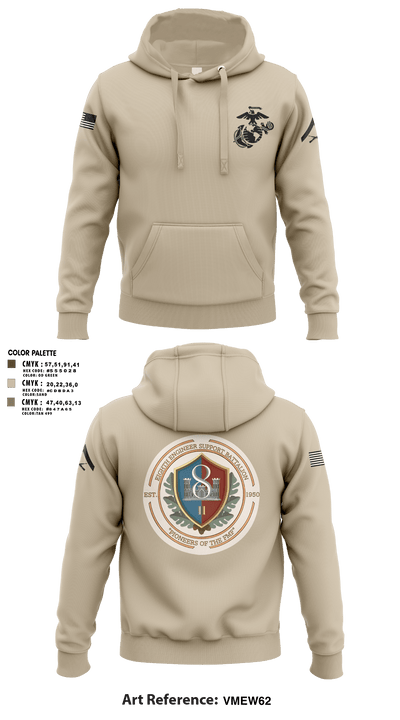 8th ESB Charlie Co. 31724499 Hoodie - 2