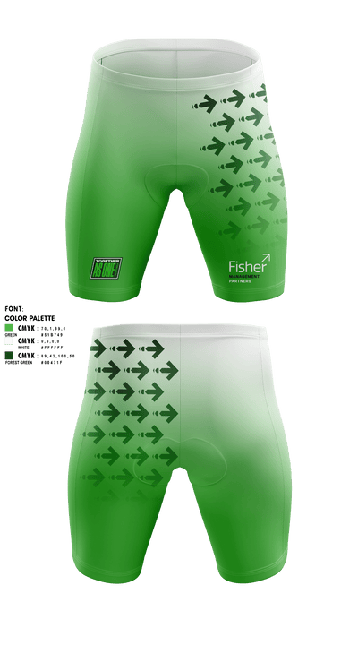 Fisher Management Partners Pelotonia Men's Compression Shorts - 1