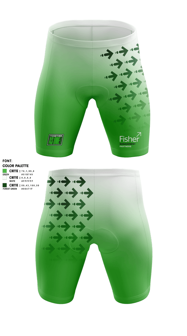 Mens Compression Shorts, Fisher Management Partners Pelotonia, Cycling, Teamtime, Team time, sublimation, custom sports apparel, team uniforms, spirit wear, spiritwear, sports uniforms, custom shirts, team store, custom team store, fundraiser sports, apparel fundraiser