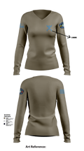 Monterey  Park 19917874 Women's Long Sleeve V-neck Shirt - 114