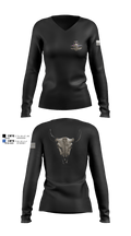 VP-26 Aircrew Association 18137881 Women's Long Sleeve V-neck Shirt - 4
