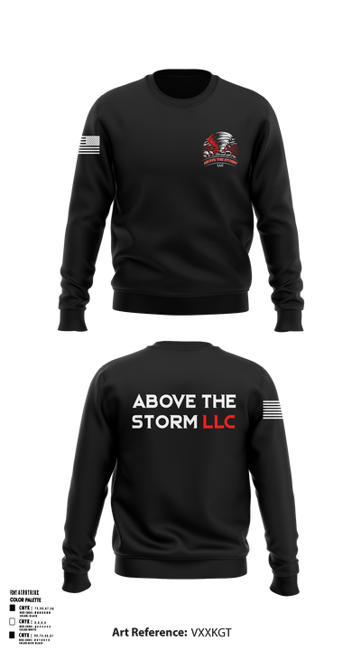 Above The Storm LLC 534139 Crew Neck Sweatshirt - 1