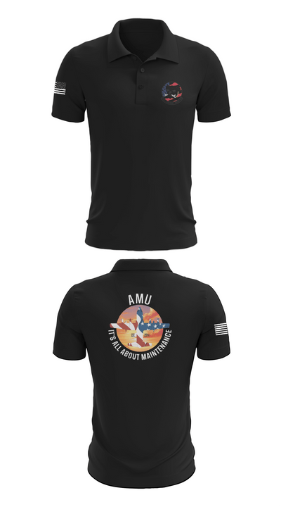910th AMXS 63315708 Short Sleeve Performance Polo - 27