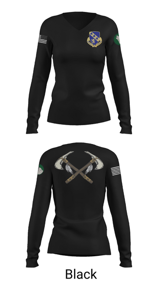 Womens Long Sleeve Vneck Shirt, Marauders, Army, Teamtime, Team time, sublimation, custom sports apparel, team uniforms, spirit wear, spiritwear, sports uniforms, custom shirts, team store, custom team store, fundraiser sports, apparel fundraiser