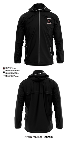 Windbreaker, Rockwood Summit Falcons Field Hockey, Field Hockey, Teamtime, Team time, sublimation, custom sports apparel, team uniforms, spirit wear, spiritwear, sports uniforms, custom shirts, team store, custom team store, fundraiser sports, apparel fundraiser