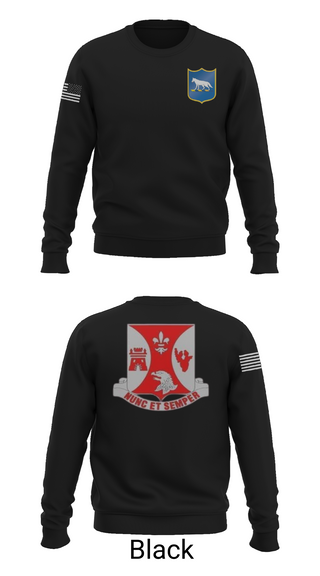 Crew Neck Sweatshirt, 2/196th RTI, , Teamtime, Team time, sublimation, custom sports apparel, team uniforms, spirit wear, spiritwear, sports uniforms, custom shirts, team store, custom team store, fundraiser sports, apparel fundraiser