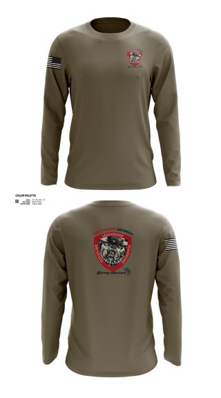 Long Sleeve Performance Shirt, Northwest Georgia Young Marines, , Teamtime, Team time, sublimation, custom sports apparel, team uniforms, spirit wear, spiritwear, sports uniforms, custom shirts, team store, custom team store, fundraiser sports, apparel fundraiser