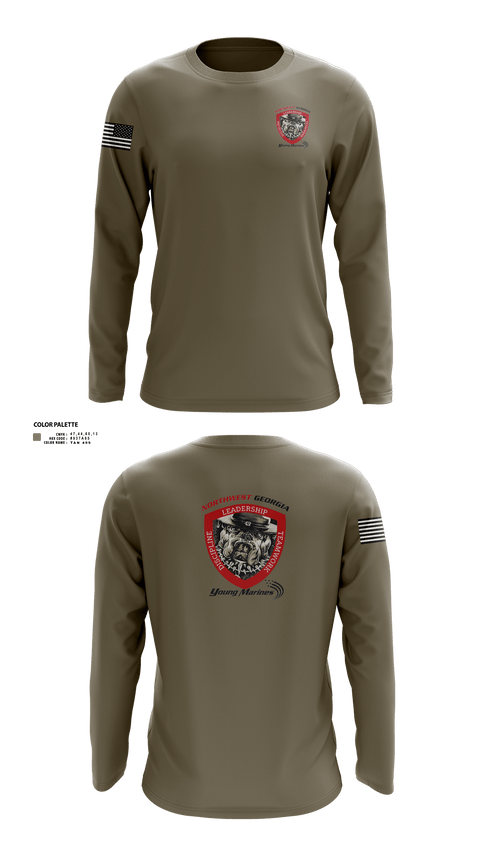 Long Sleeve Performance Shirt, Northwest Georgia Young Marines, , Teamtime, Team time, sublimation, custom sports apparel, team uniforms, spirit wear, spiritwear, sports uniforms, custom shirts, team store, custom team store, fundraiser sports, apparel fundraiser