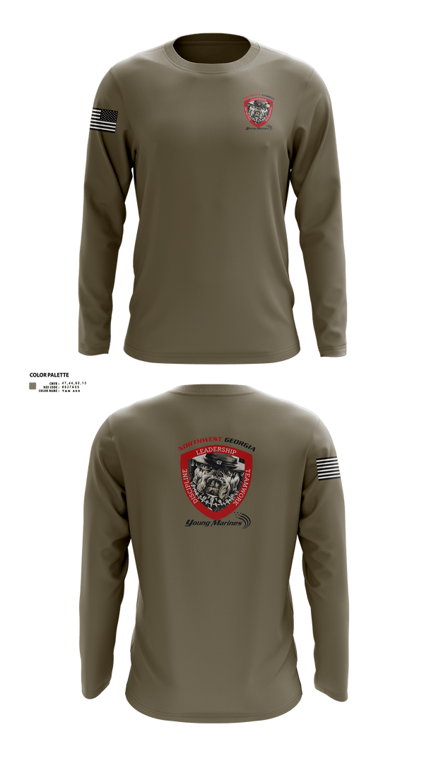 Long Sleeve Performance Shirt, Northwest Georgia Young Marines, , Teamtime, Team time, sublimation, custom sports apparel, team uniforms, spirit wear, spiritwear, sports uniforms, custom shirts, team store, custom team store, fundraiser sports, apparel fundraiser