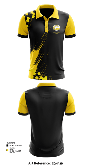 Short Sleeve Performance Polo, Goodland Cowboys Tennis, Tennis, Teamtime, Team time, sublimation, custom sports apparel, team uniforms, spirit wear, spiritwear, sports uniforms, custom shirts, team store, custom team store, fundraiser sports, apparel fundraiser