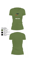 DRONE RECON 39947592 Women's Short Sleeve V-neck Shirt - 20