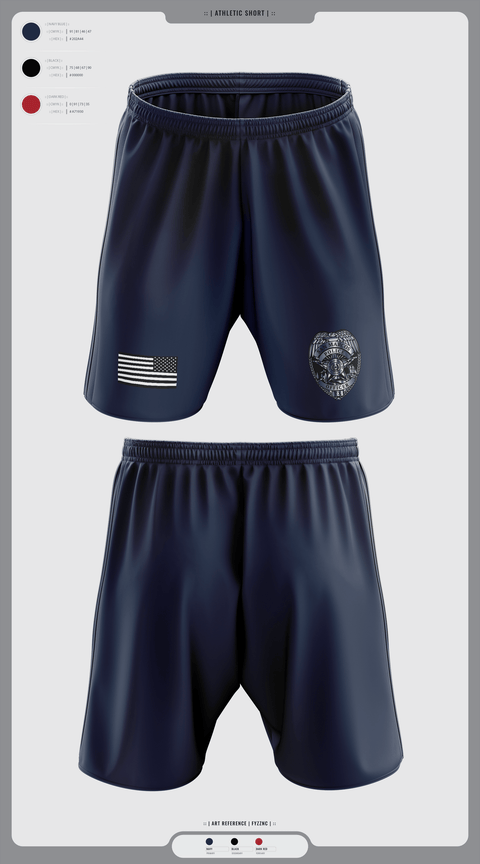 Athletic Shorts With Pockets, San marcos police - field force, Police, Teamtime, Team time, sublimation, custom sports apparel, team uniforms, spirit wear, spiritwear, sports uniforms, custom shirts, team store, custom team store, fundraiser sports, apparel fundraiser