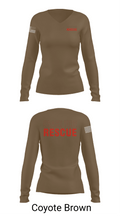 ISA Air base Fire Dept. 19172110 Women's Long Sleeve V-neck Shirt - 17