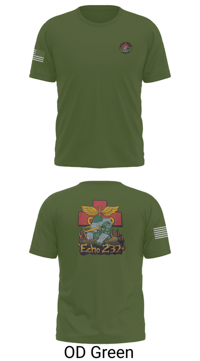 Echo Company 232nd battalion 37509624 Short Sleeve Performance Shirt - 56