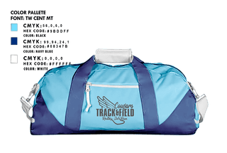 Duffle Bag, Southwest Edgecombe Cougars, Track & Field, Teamtime, Team time, sublimation, custom sports apparel, team uniforms, spirit wear, spiritwear, sports uniforms, custom shirts, team store, custom team store, fundraiser sports, apparel fundraiser