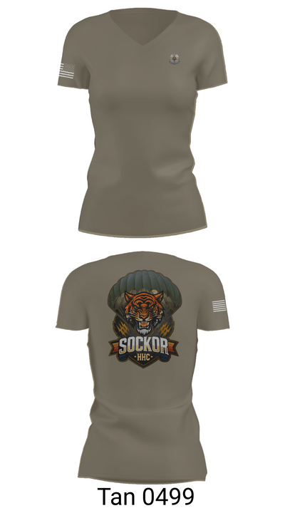 SOCKOR 29135503 Women's Short Sleeve V-neck Shirt - 68