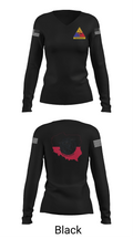 261st BSC CAVEMAN PLT 28746409 Women's Long Sleeve V-neck Shirt - 37