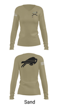 C TRP 2-101 CAV 72009091 Women's Long Sleeve V-neck Shirt - 92