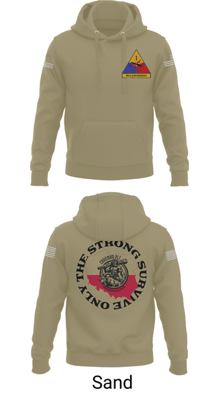 Hoodie, 261st BSC CAVEMAN PLT, , Teamtime, Team time, sublimation, custom sports apparel, team uniforms, spirit wear, spiritwear, sports uniforms, custom shirts, team store, custom team store, fundraiser sports, apparel fundraiser