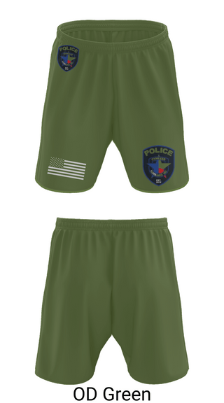 Athletic Shorts With Pockets, Cypress- Fairbanks ISD Police Department, Police, Teamtime, Team time, sublimation, custom sports apparel, team uniforms, spirit wear, spiritwear, sports uniforms, custom shirts, team store, custom team store, fundraiser sports, apparel fundraiser